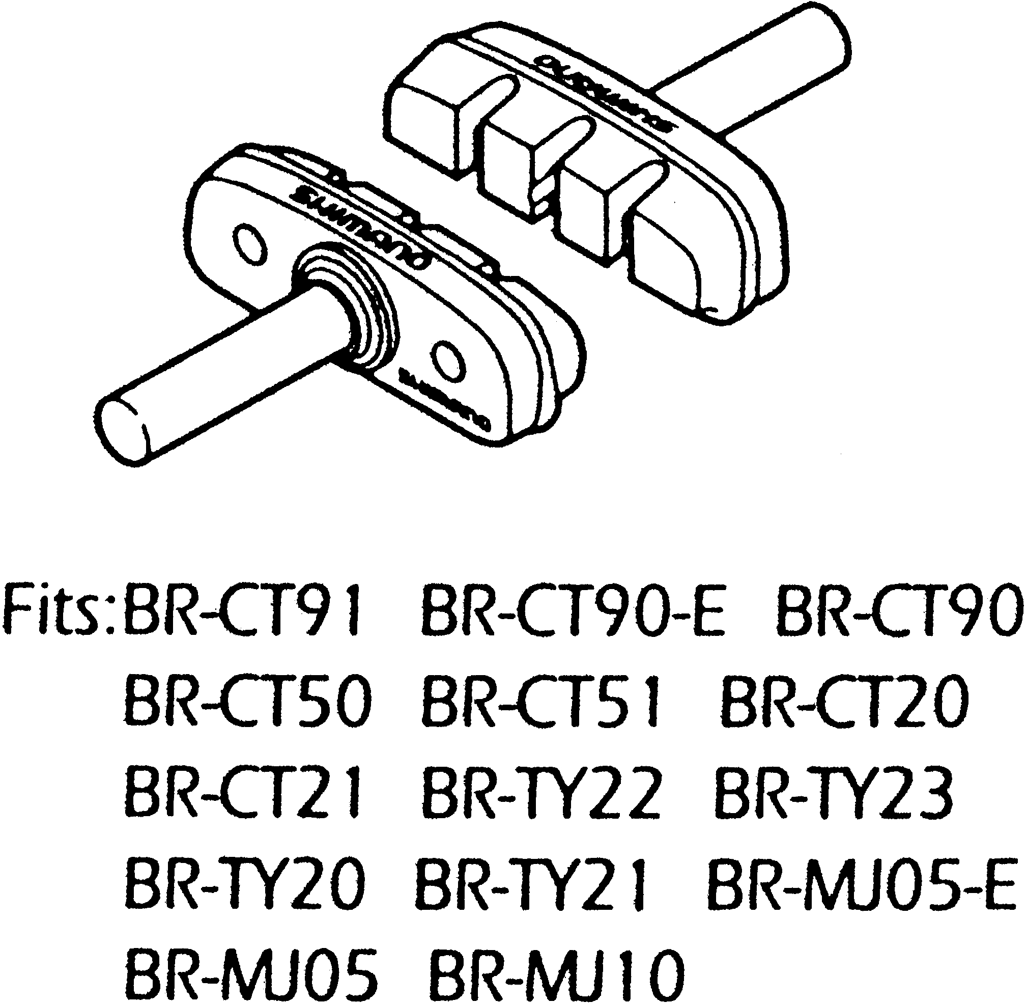 Bremsschuh BRCT91 Cantilever