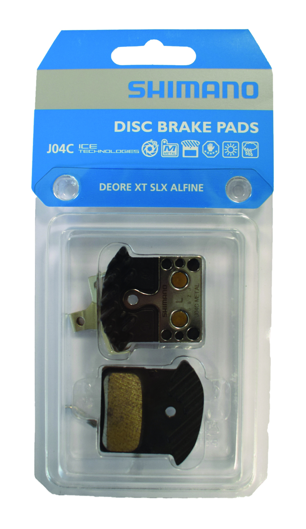 Scheibenbremsbeläge J04C mit Kühlrippen