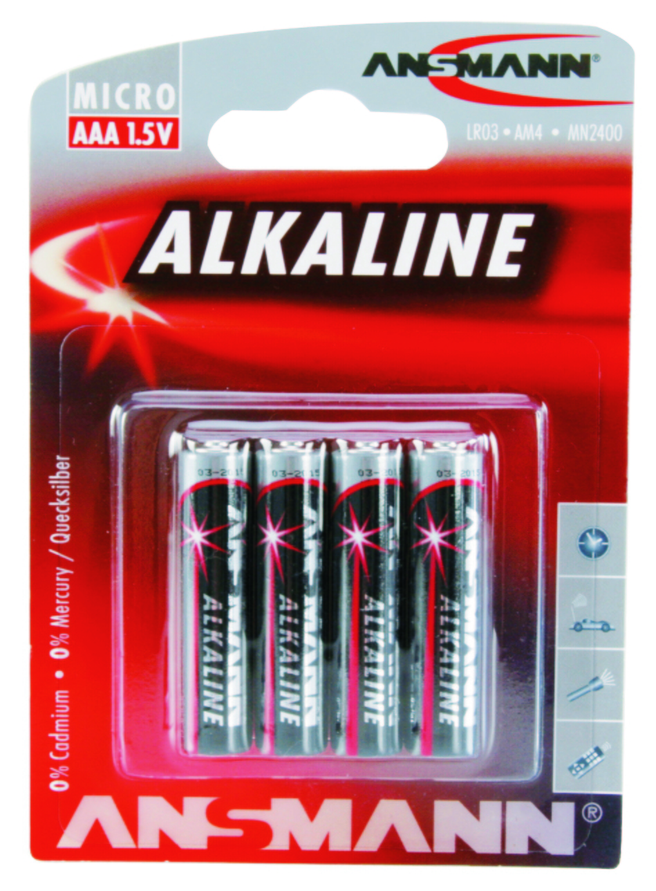 Red Micro LR03 AAA Alkaline/Micro
