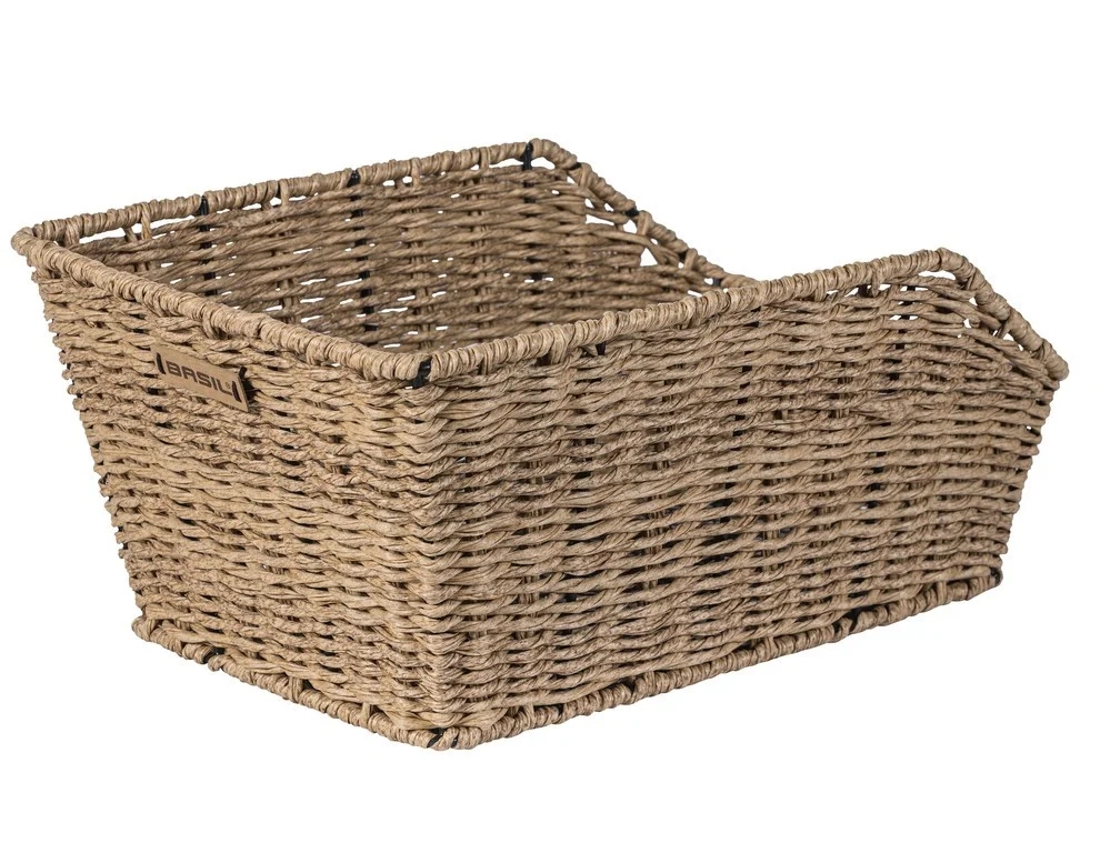 Hinterradkorb Basil Cento Rattan Look