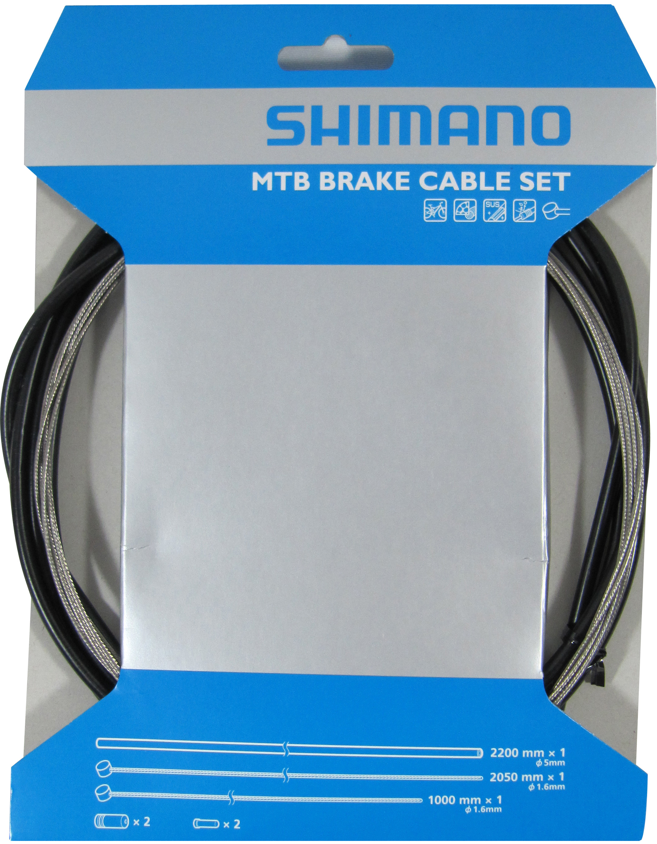 Bremszugset Edelstahl