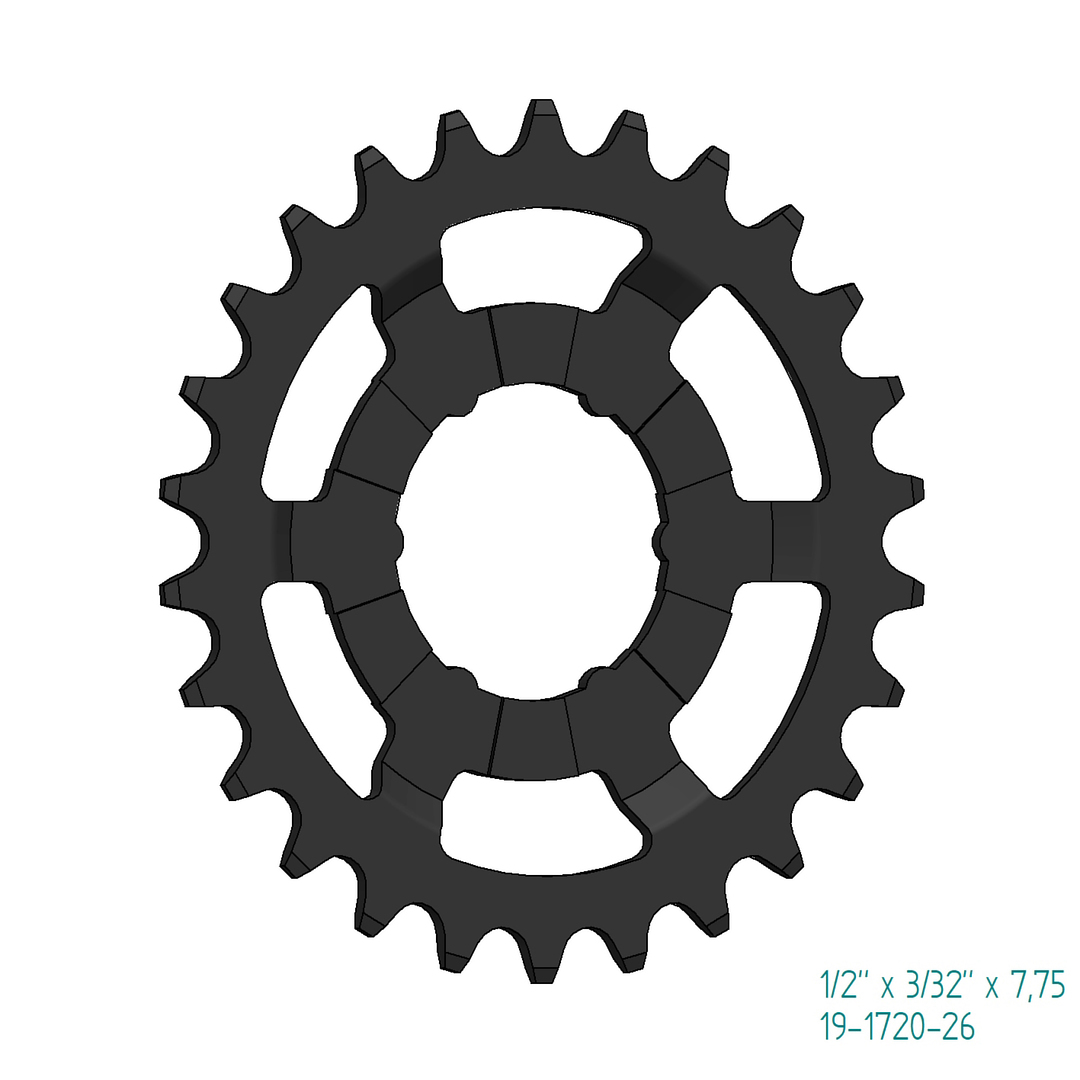 Steckzahnkranz für Shimano Nexus Inter 5E